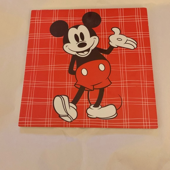 Set of 2 Disney Mickey Mouse Howdy 8” trivets w/ cork backing - Picture 6 of 8